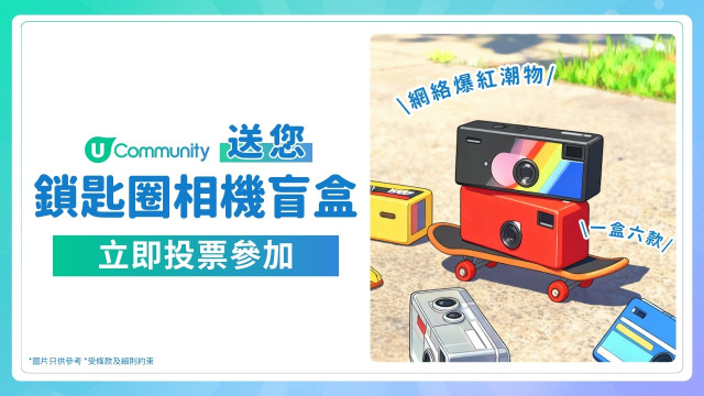 【突發‼️】送您大熱鎖匙圈相機盲盒 ！