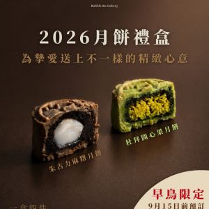 人氣杜拜開心果月餅+朱古力麻糬月餅【送手工撻】
