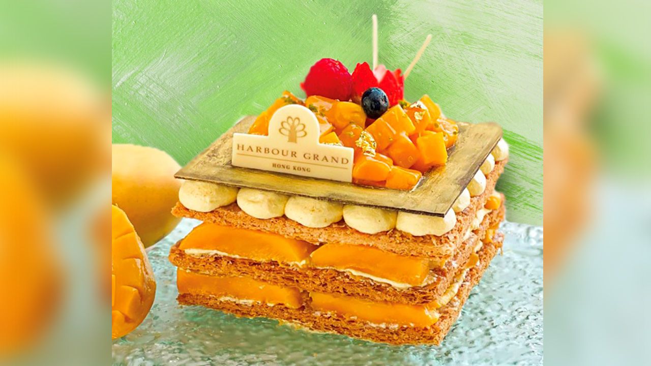 芒果拿破崙蛋糕