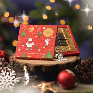 BIG HUGS抱抱人特別版Venchi聖誕迷你薄片巧克力禮盒