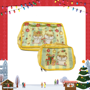 【聖誕賞】精美聖誕卡通收納袋 (乙套2件)