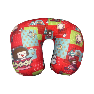可愛冬日圖案頸枕