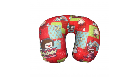 可愛冬日圖案頸枕