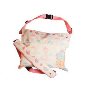 可愛恐龍便攜袋連行李帶