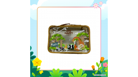 【春遊祭】森林原野動物衣物收納袋(中碼)