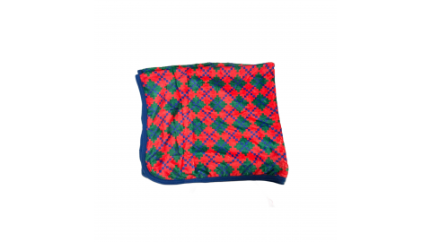 積木格子圖案毛氈