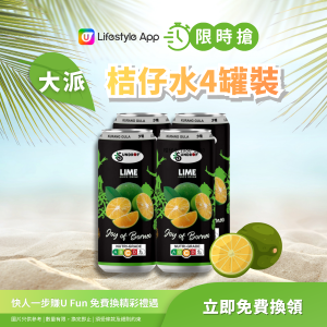 【限時搶】桔仔水4罐裝