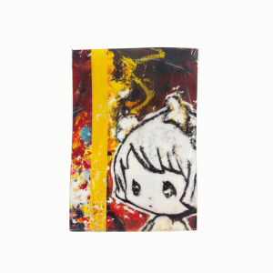 可愛小女孩別注版文件夾(黑白)