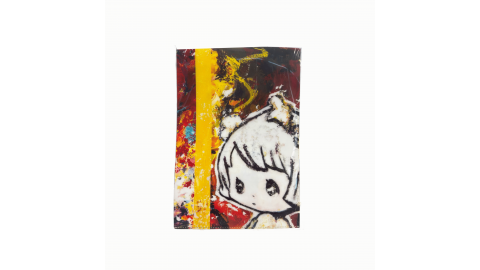 可愛小女孩別注版文件夾(黑白)