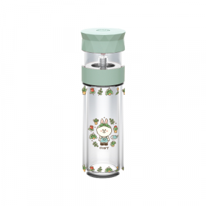 卡通玻璃泡茶樽 280ml