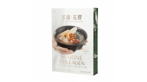 【至筍貨】花膠蟲草花雪耳黑雞湯 (即食燉湯包)