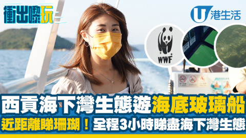 【西貢好去處】海下灣玻璃船生態遊！近距離欣賞10種珊瑚！超適合一家大細親子樂！
