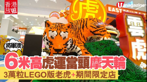 【香港放遊】3 萬 LEGO 顆粒福虎 Roar 登場！