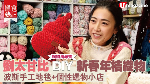 劉太甘比開設編織小店 HAPPY YARN！DIY新春織物