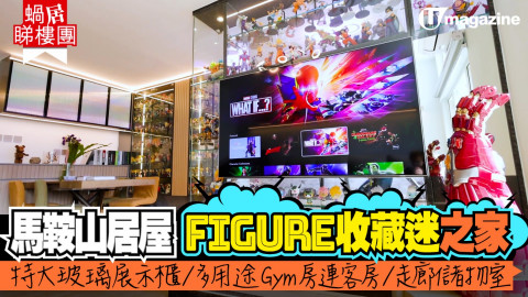 【蝸居睇樓團】馬鞍山居屋Figure收藏迷之家  特大玻璃展示櫃/多用途Gym房連客房/走廊儲物室
