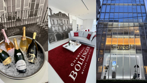 實試日本酒店｜全球首間香檳主題酒店 落戶大阪心齋橋 聯乘11個法國酒莊 一層一室 壽司 x 香檳盛宴