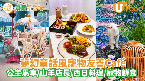 夢幻童話風寵物友善Café 公主馬車／山羊店長／西日料理／寵物鮮食
