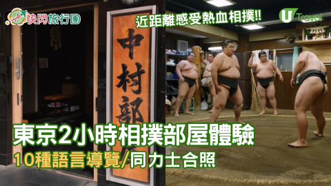 近距離感受熱血相撲!! 東京2小時相撲部屋體驗 10種語言導覽/同力士合照