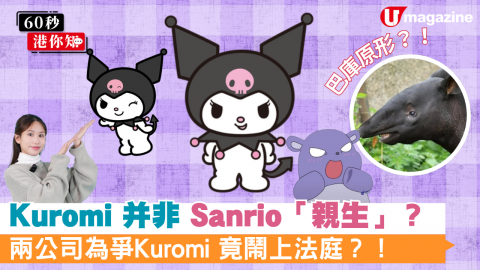 Kuromi 并非 Sanrio「親生」？ 兩公司為爭Kuromi 鬧上法庭 巴庫原形是這樣？！